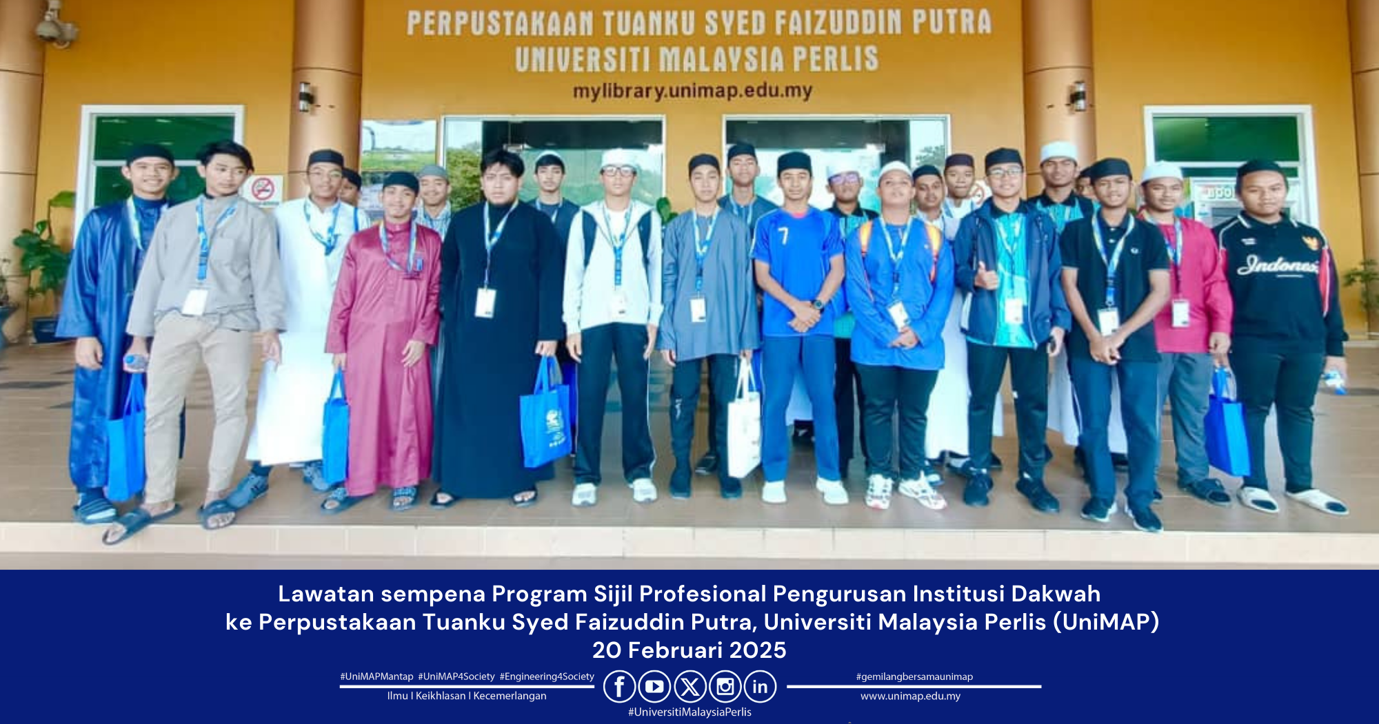 Lawatan sempena Program Sijil Profesional Pengurusan Institusi Dakwah